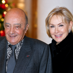 Heini Wathén ja hänen aviomiehensä Mohamed Al-Fayed
