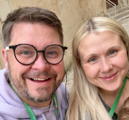 Janne Kataja ja hänen puoliso Krista Musakka