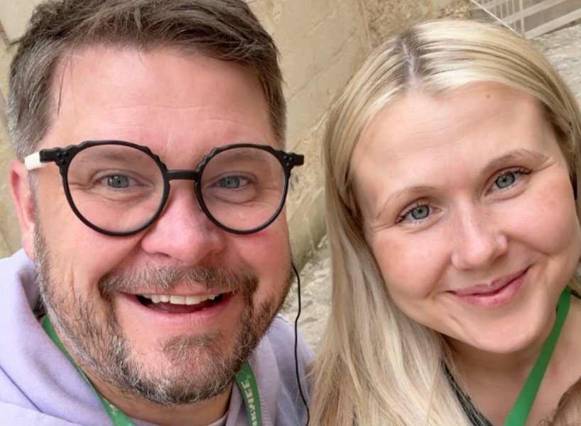 Janne Kataja ja hänen puoliso Krista Musakka