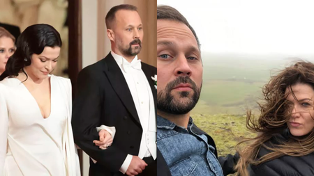 Jenni Vartiainen ja puoliso Sami Salmenkivi yhdessä