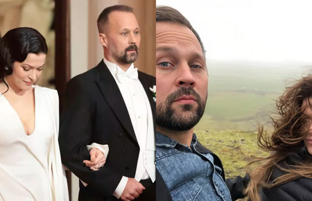 Jenni Vartiainen ja puoliso Sami Salmenkivi yhdessä