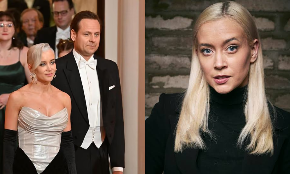 Sofia Virta ja hänen entinen puolisonsa Atte Ailio yhdessä