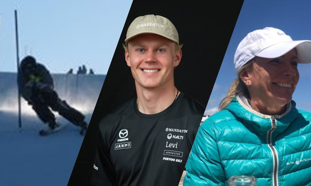 Eduard Hallberg vanhempiensa Thomas Hallbergin ja Janina Nerdrumin kanssa