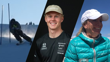 Eduard Hallberg vanhempiensa Thomas Hallbergin ja Janina Nerdrumin kanssa
