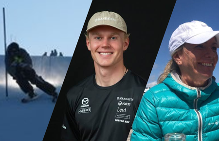 Eduard Hallberg vanhempiensa Thomas Hallbergin ja Janina Nerdrumin kanssa